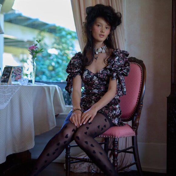 Selkie Tuxedo Mini Poet Slip - XS, XL / NWOT - Picture 4 of 9